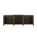Crosley Furniture 69 in. Ronin Low Profile TV Stand, Dark Walnut CF101569-DW